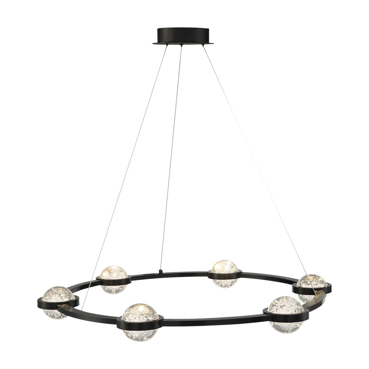 CIRCOLO 6LT LED CHANDELIER 39308-016 Eurofase Lighting - Bright Light Chandeliers