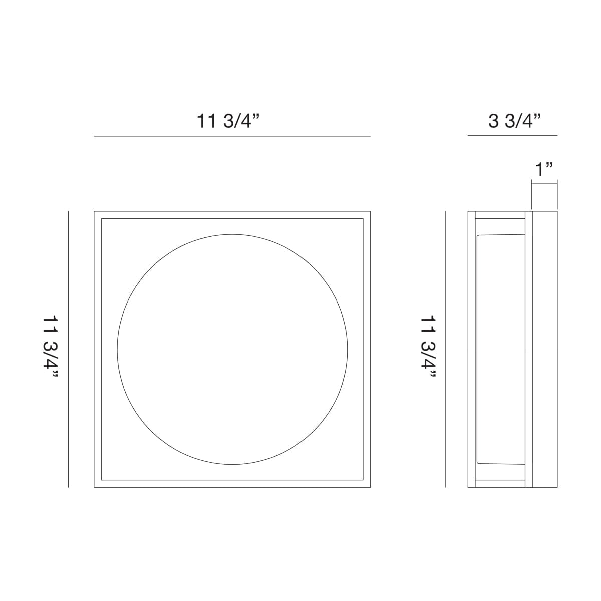 Rover SMAll LED Flushmount 39332-011 Eurofase Lighting - Bright Light Chandeliers