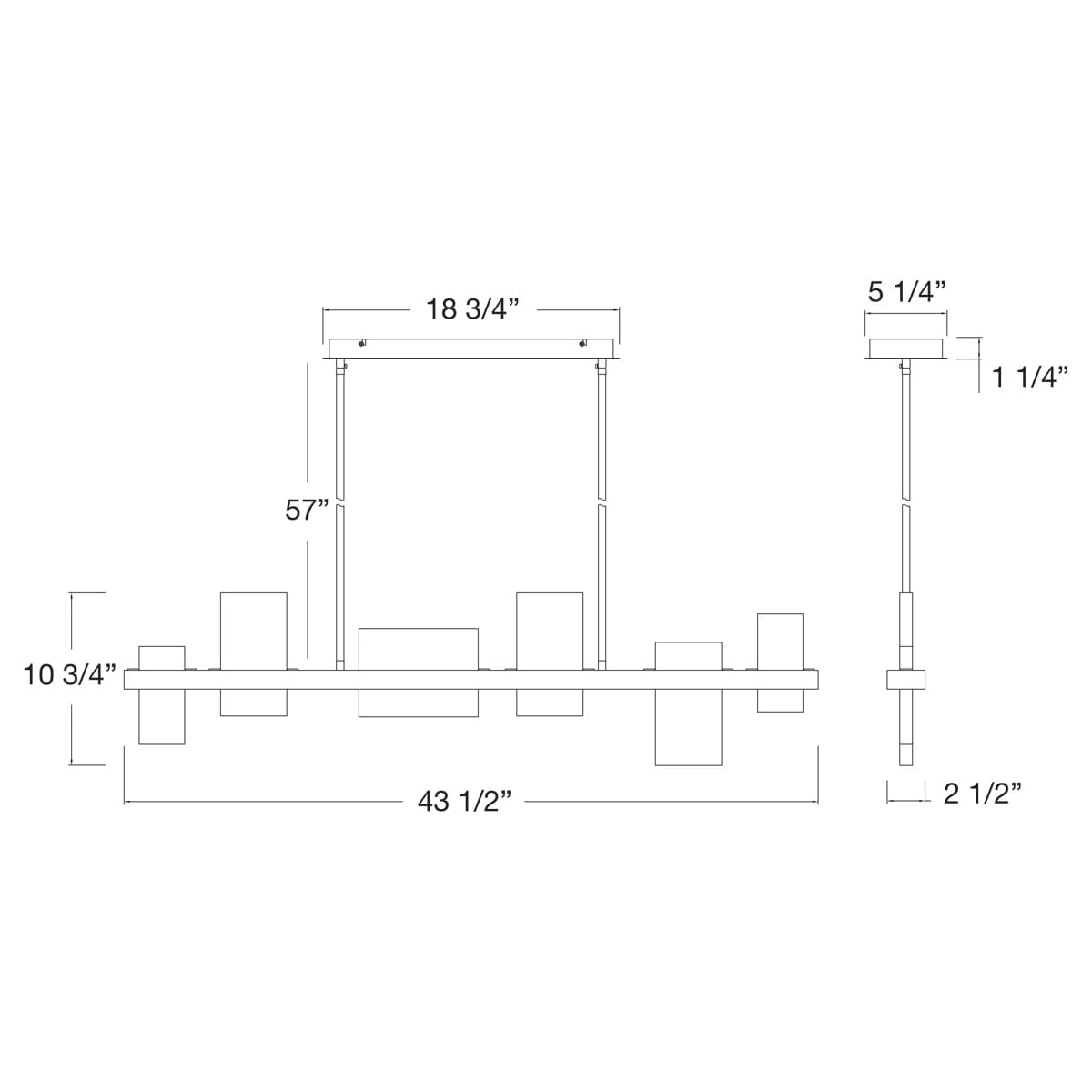 Pannello LED Chandelier 39338-013 Eurofase Lighting - Bright Light Chandeliers