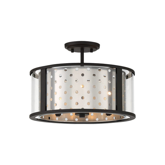 GRADO 3 LT SEMI-FLUSH 39415-011 Eurofase Lighting - Bright Light Chandeliers