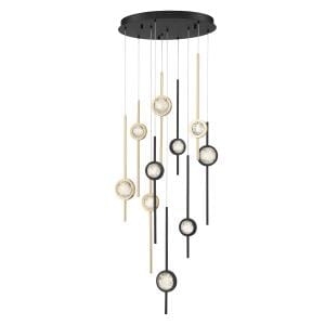 BARLETTA 10 LT LED CHANDELIER 39464-019 Eurofase Lighting - Bright Light Chandeliers