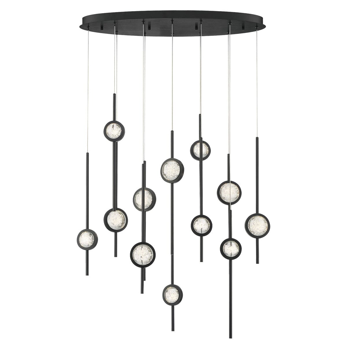 BARLETTA 12 LT LED CHANDELIER 39466-013 Eurofase Lighting - Bright Light Chandeliers