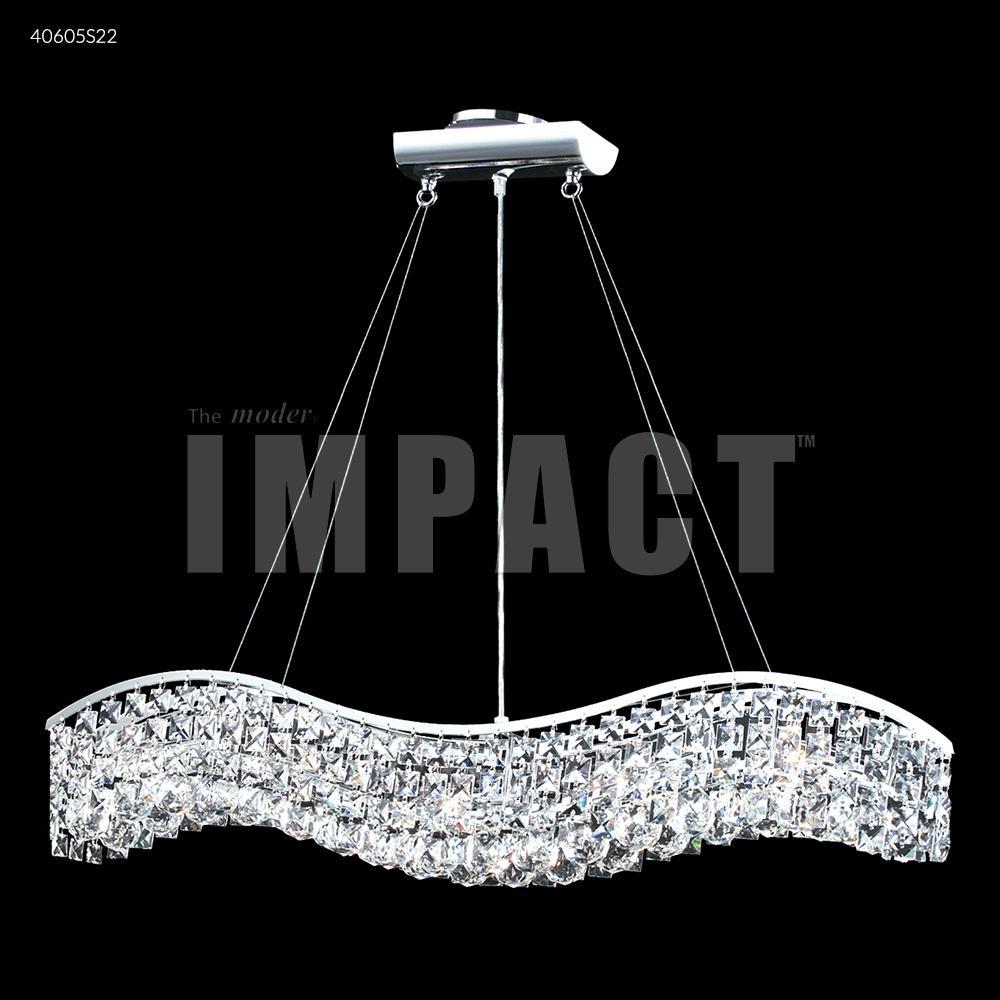 Contemporary Wave Chandelier, 40605S00 - Bright Light Chandeliers