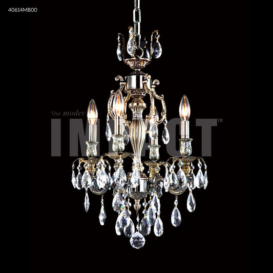 Brindisi 4 Arm Chandelier, 40614MB00 - Bright Light Chandeliers