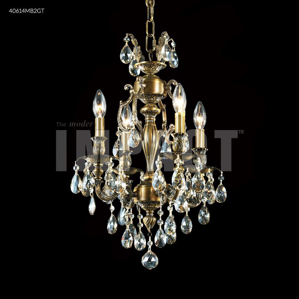 Brindisi 4 Arm Chandelier, 40614MB00 - Bright Light Chandeliers