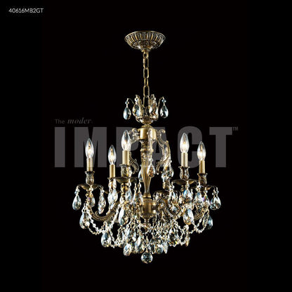 Brindisi 6 Arm Chandelier, 40616MB00 - Bright Light Chandeliers