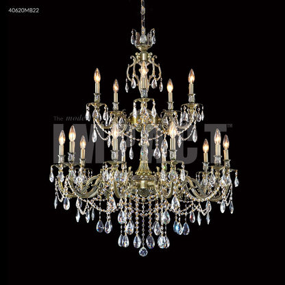 Brindisi 15 Arm Chandelier, 40620MB00 - Bright Light Chandeliers