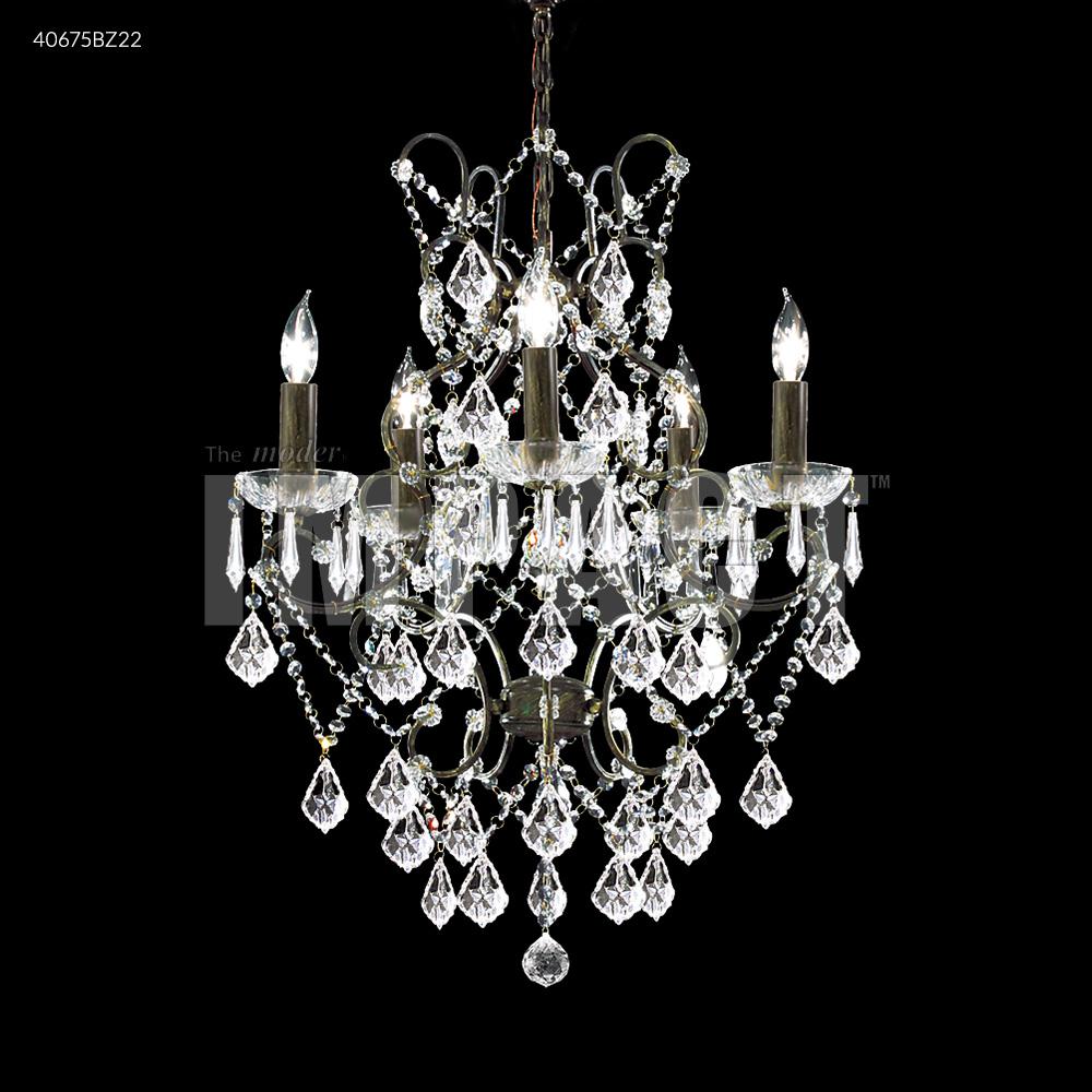 Charleston 5 Arm Chandelier, 40675BZ00 - Bright Light Chandeliers