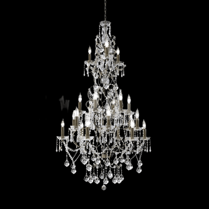 Charleston 21 Arm Entry Chandelier, 40682BZ00 - Bright Light Chandeliers