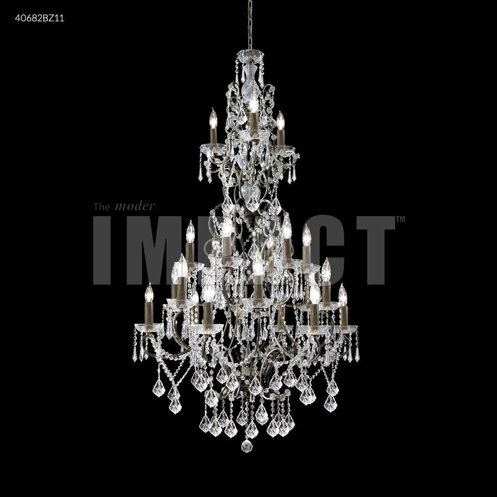 Charleston 21 Arm Entry Chandelier, 40682BZ00 - Bright Light Chandeliers