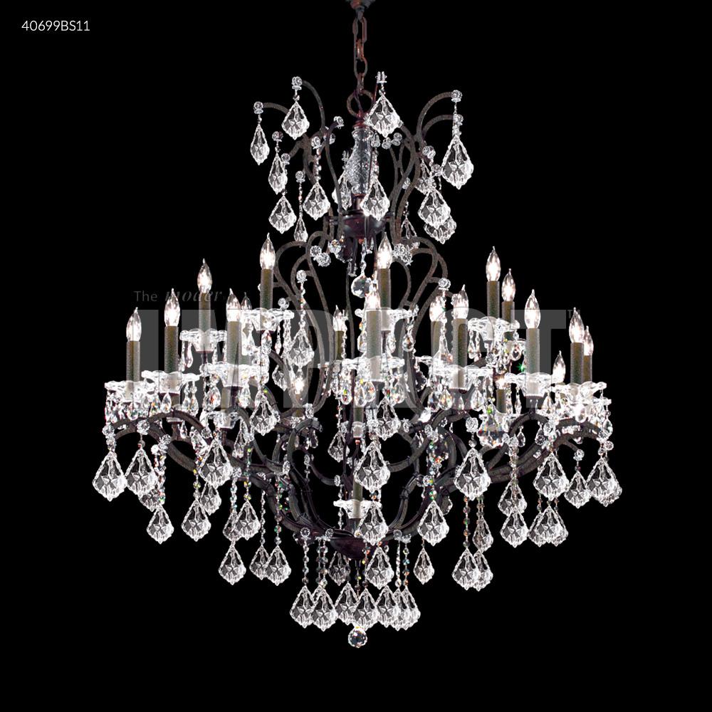 Cosenza 24 Arm Chand w/o Veil (SB), 40699BS00 - Bright Light Chandeliers