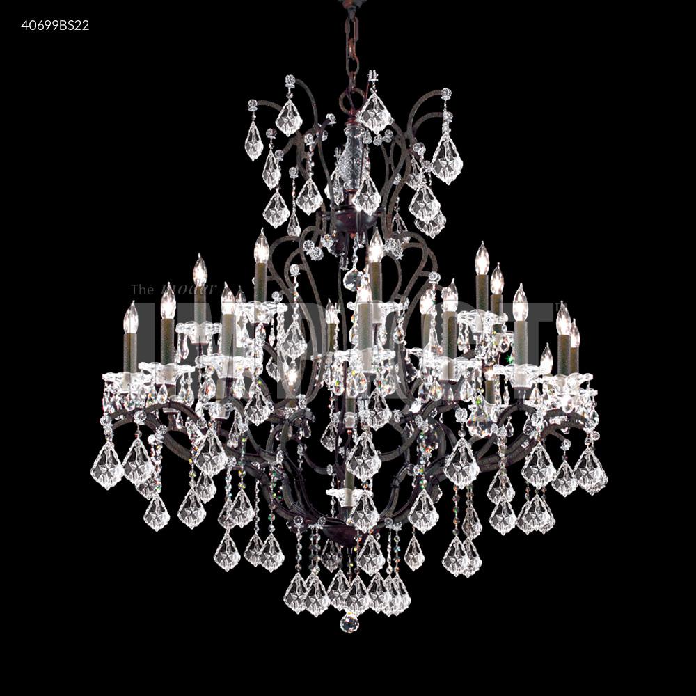 Cosenza 24 Arm Chand w/o Veil (SB), 40699BS00 - Bright Light Chandeliers