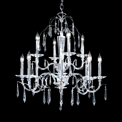 Contemporary 12 Arm Chandelier, 40709S00 - Bright Light Chandeliers