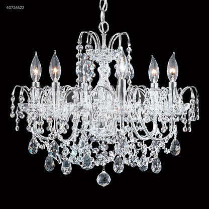 Regalia 6 Arm Chandelier, 40726S00 - Bright Light Chandeliers