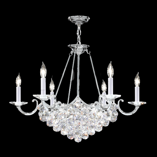 Cascade 6 Arm Chandelier, 40738S00 - Bright Light Chandeliers