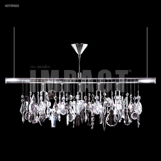 Contemporary Linear Chandelier, 40739S00 - Bright Light Chandeliers