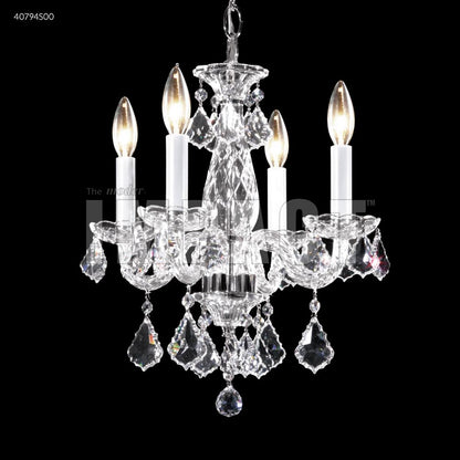 Palace Ice 4 Arm Chandelier, 40794S00 - Bright Light Chandeliers