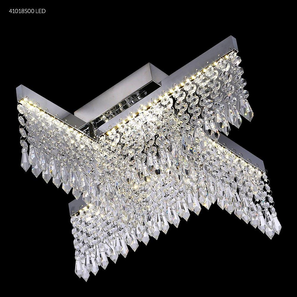 LED Crystal Chandelier, 41018S00LED - Bright Light Chandeliers