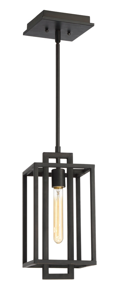 Cubic 1 Light Mini Pendant 41591 - Bright Light Chandeliers