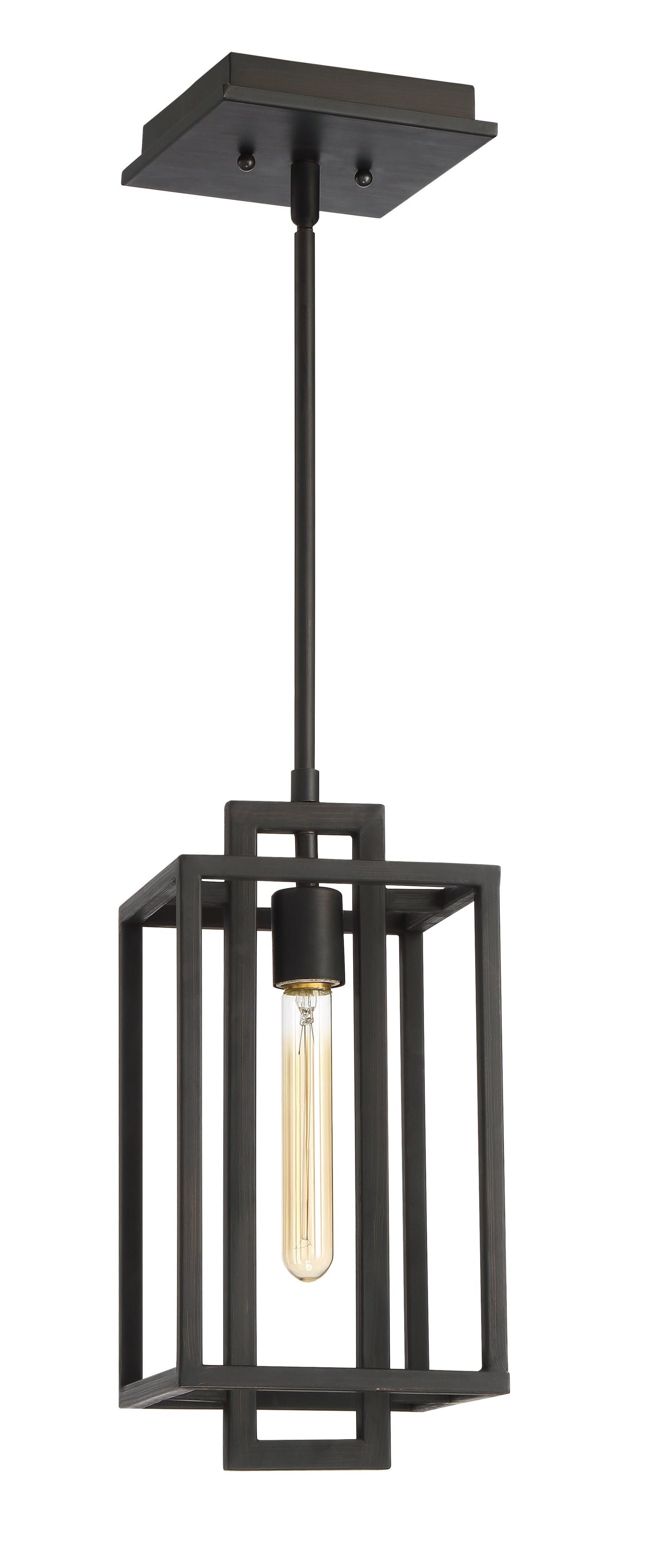 Cubic 1 Light Mini Pendant 41591 - Bright Light Chandeliers