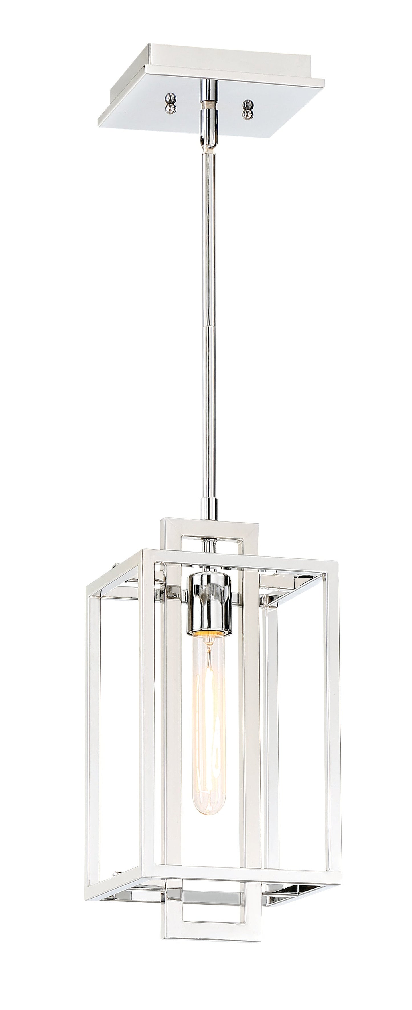 Cubic 1 Light Mini Pendant 41591 - Bright Light Chandeliers