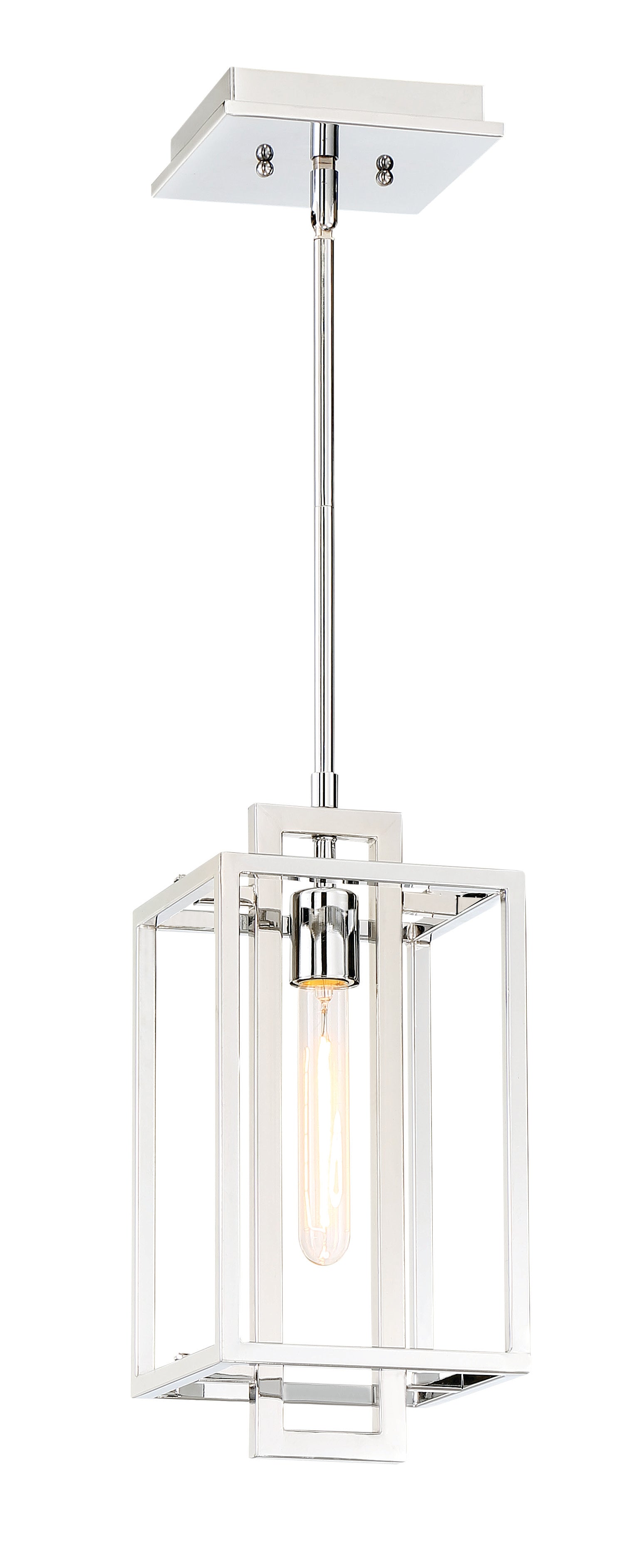 Cubic 1 Light Mini Pendant 41591 - Bright Light Chandeliers