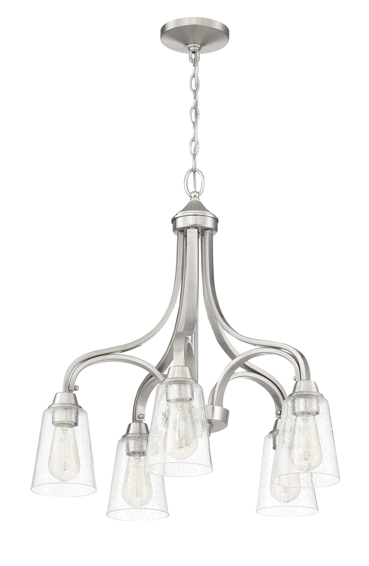 5 Light Down Chandelier 41915 - Bright Light Chandeliers