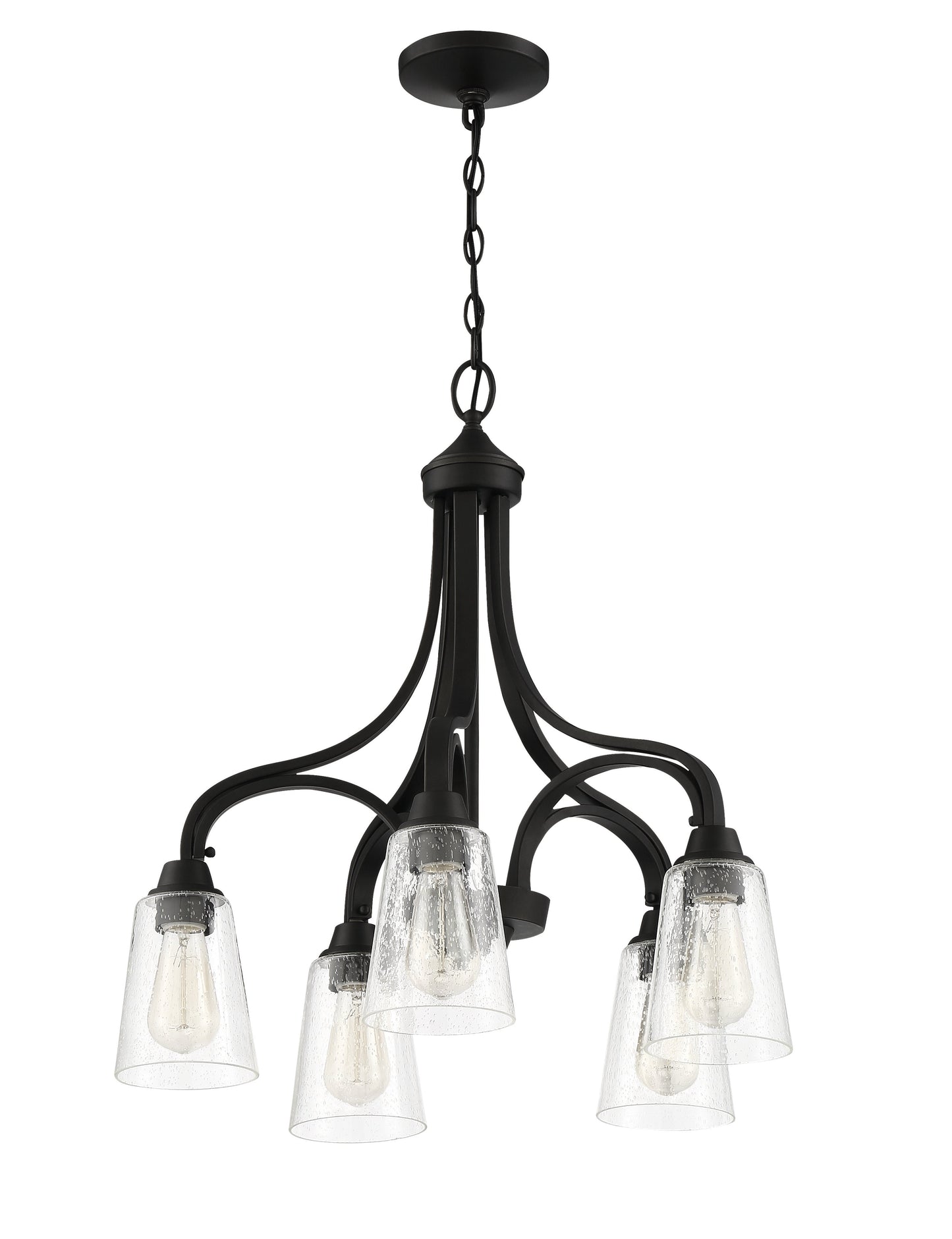 5 Light Down Chandelier 41915 - Bright Light Chandeliers