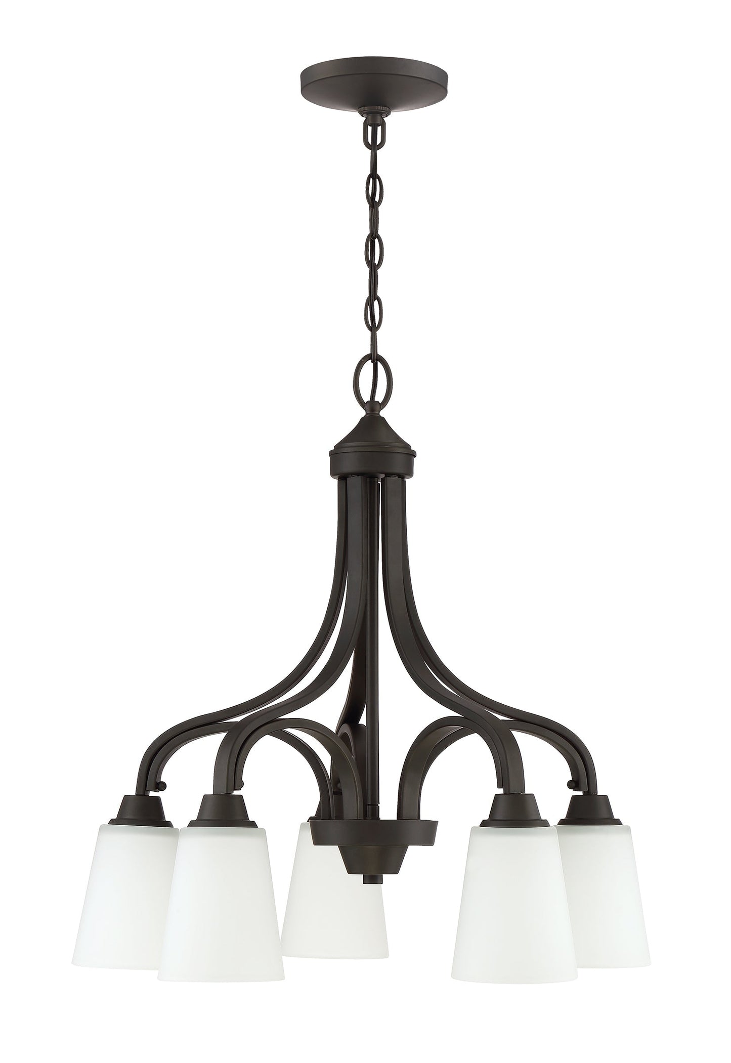 5 Light Down Chandelier 41915 - Bright Light Chandeliers