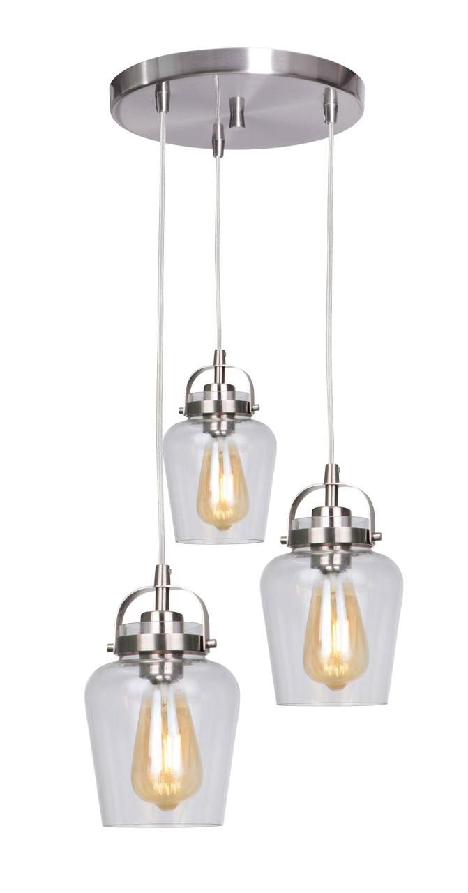 3 Light Pendant 53592 - Bright Light Chandeliers