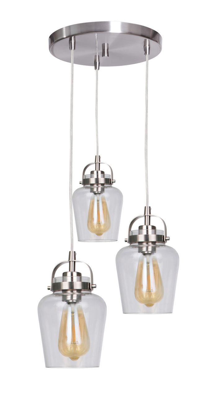 3 Light Pendant 53592 - Bright Light Chandeliers