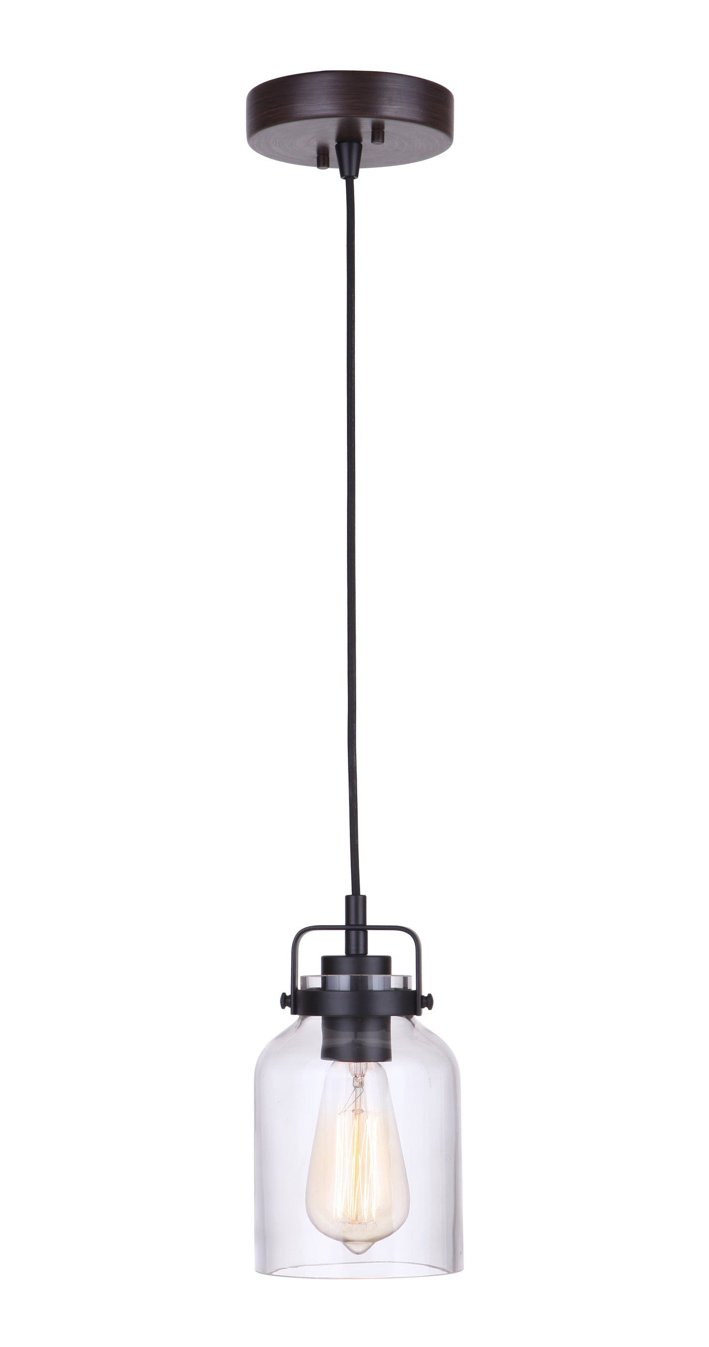 Foxwood 1 Light Mini Pendant 53691 - Bright Light Chandeliers