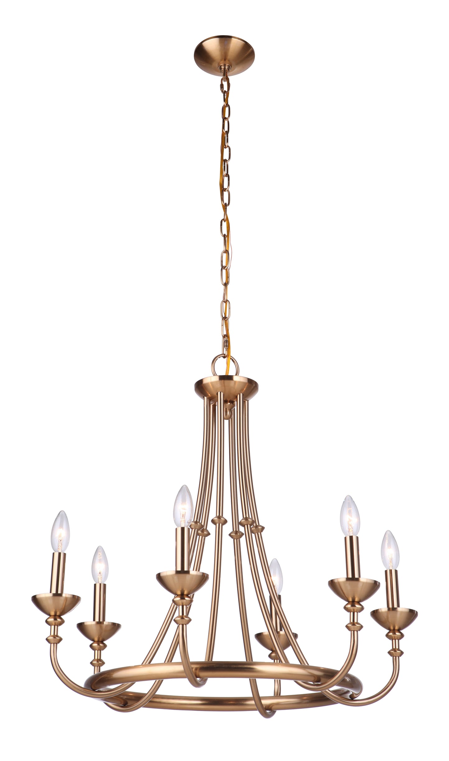 6 Light Chandelier 53726 - Bright Light Chandeliers