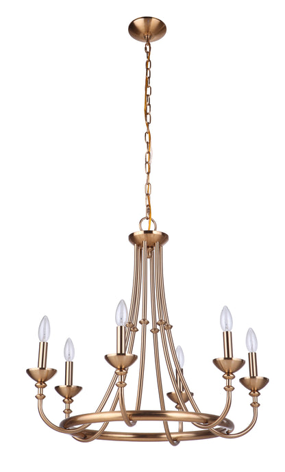 6 Light Chandelier 53726 - Bright Light Chandeliers