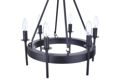 Larrson 6 Light Chandelier 54326 - Bright Light Chandeliers