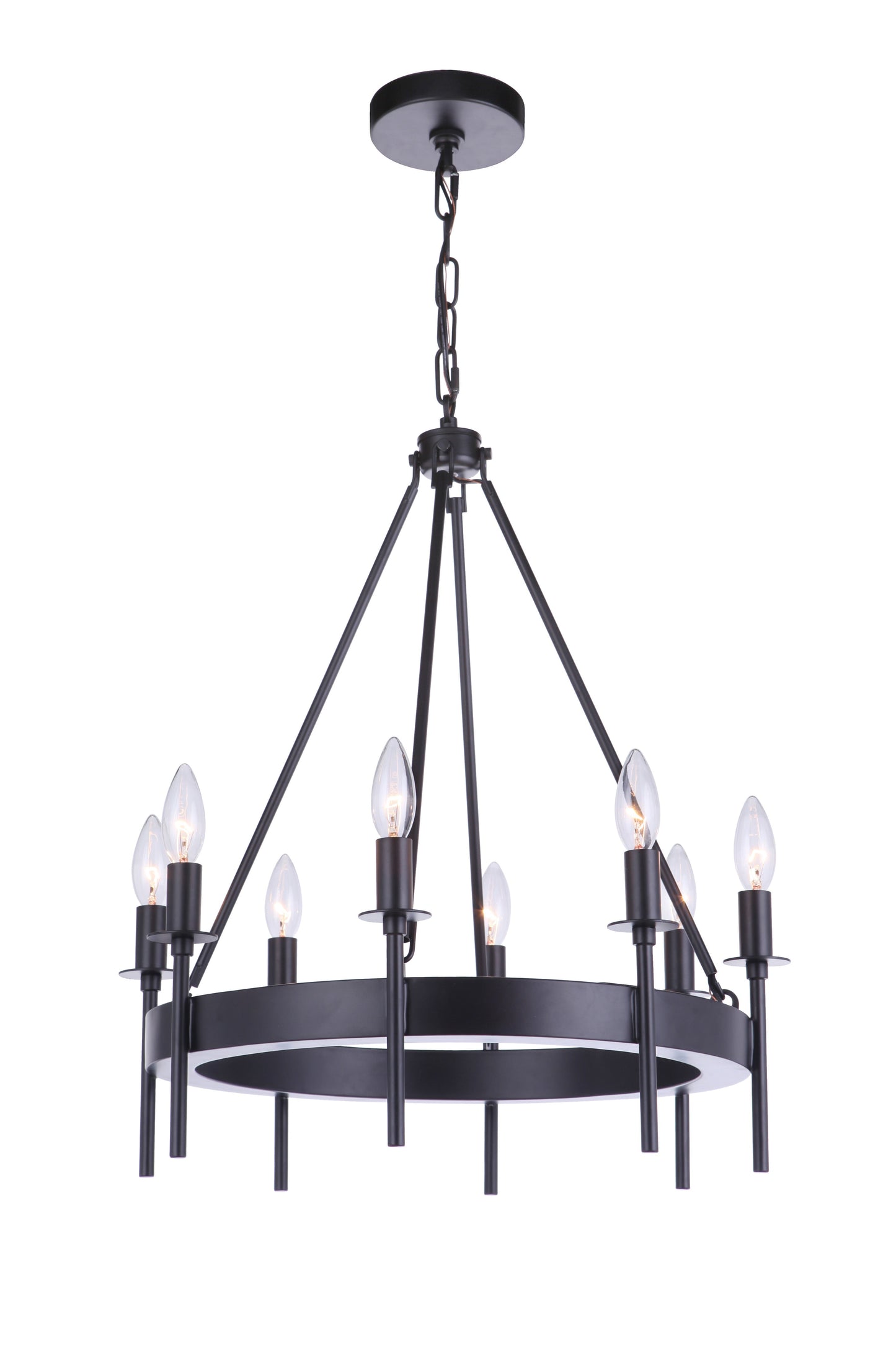 Larrson 8 Light Chandelier 54328 - Bright Light Chandeliers