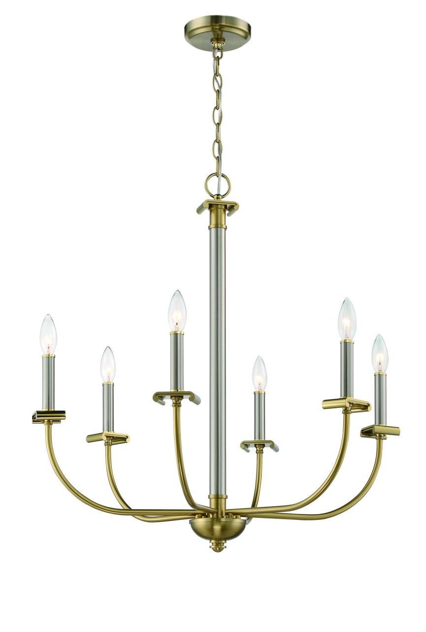 6 Light Chandelier 54826 - Bright Light Chandeliers