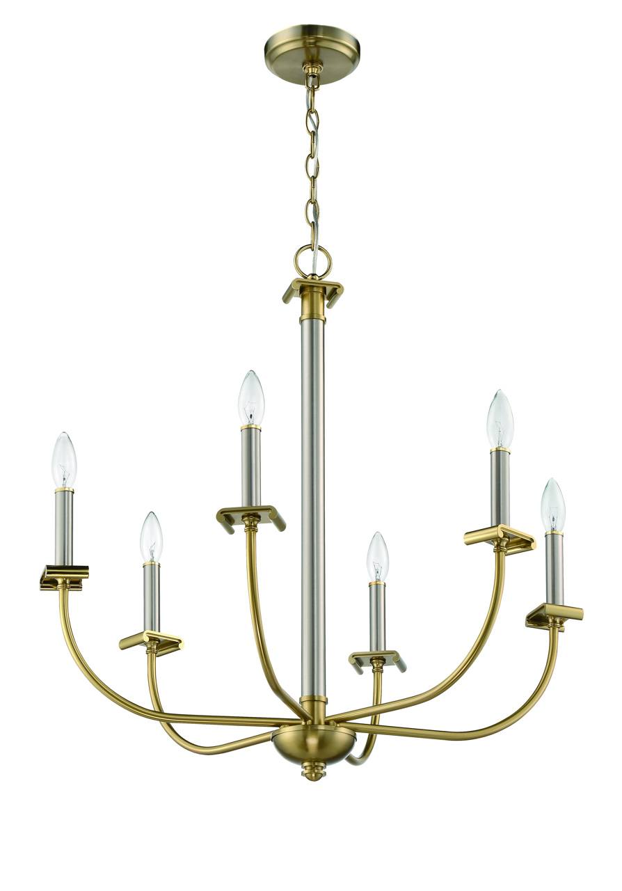 6 Light Chandelier 54826 - Bright Light Chandeliers