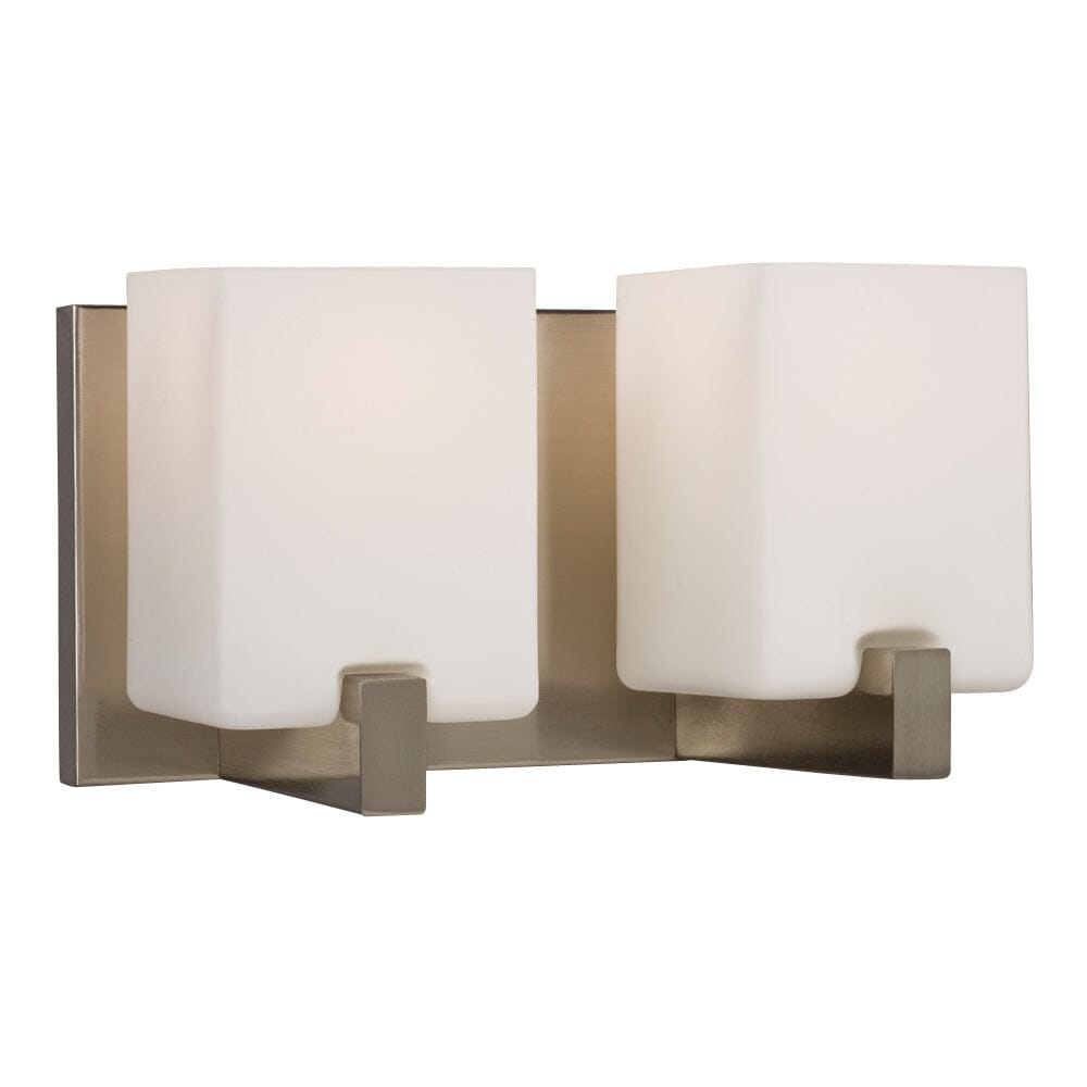 Cubic 2-Light Vanity Light 710282BN Galaxy Lighting - Bright Light Chandeliers