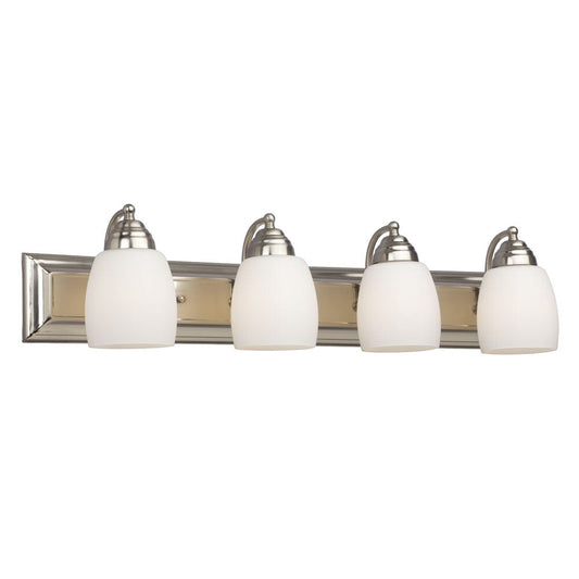 Barclay Four Light Vanity 724134BN Galaxy Lighting - Bright Light Chandeliers