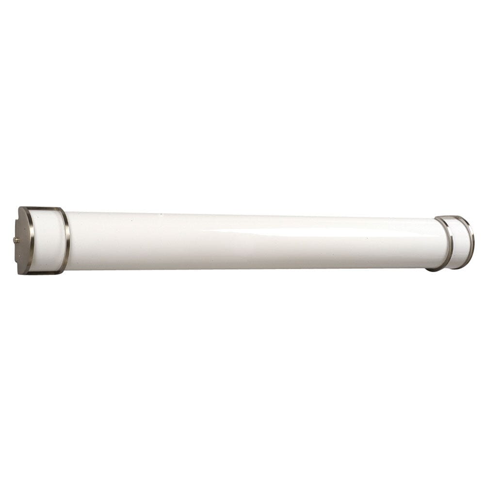 Bath & Vanity Light - in Brushed Nickel finish with Satin White Acrylic Lens (Fluorescent, 120V HPF, Electronic Ballast) 921248BN-HPF Galaxy Lighting - Bright Light Chandeliers