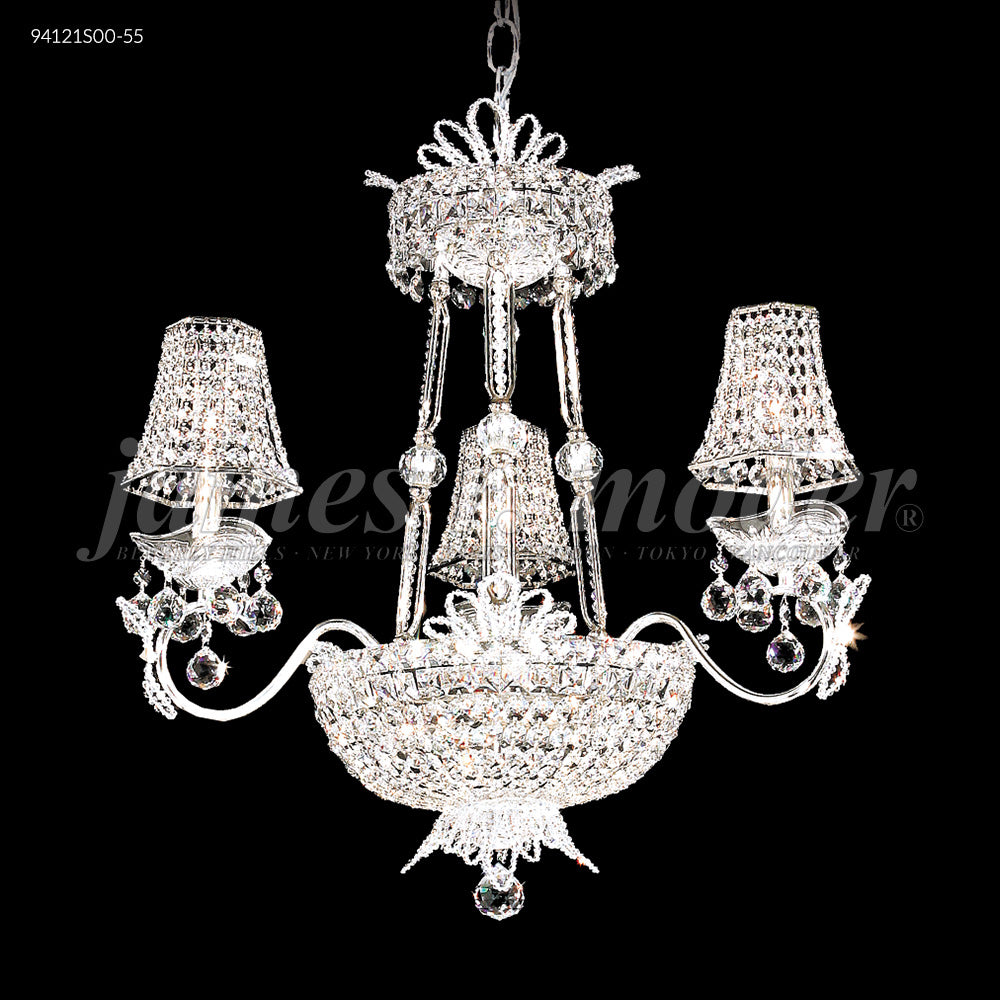 Princess Chandelier with 3 Arms, 94121S00-55 - Bright Light Chandeliers