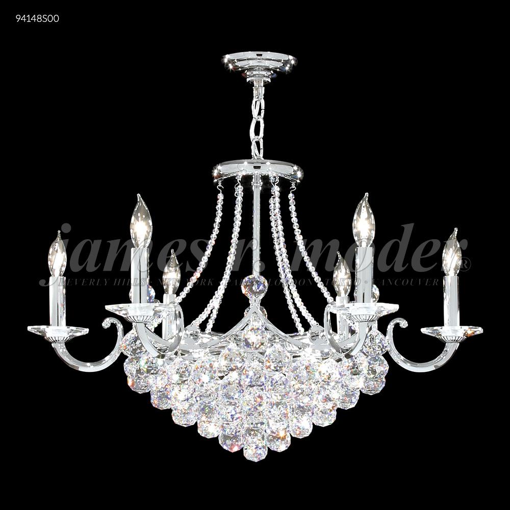 Jacqueline 6 Arm Chandelier, 94148S00 - Bright Light Chandeliers