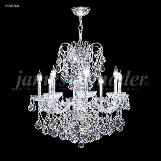 Vienna 8 Glass Arm Chandelier, 94208S00 - Bright Light Chandeliers