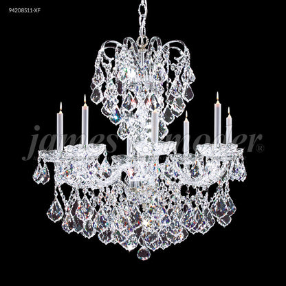 Vienna 8 Glass Arm Chandelier, 94208S00-XF - Bright Light Chandeliers