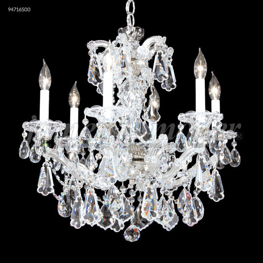 Maria Theresa 6 Arm Chandelier, 94716S00 - Bright Light Chandeliers