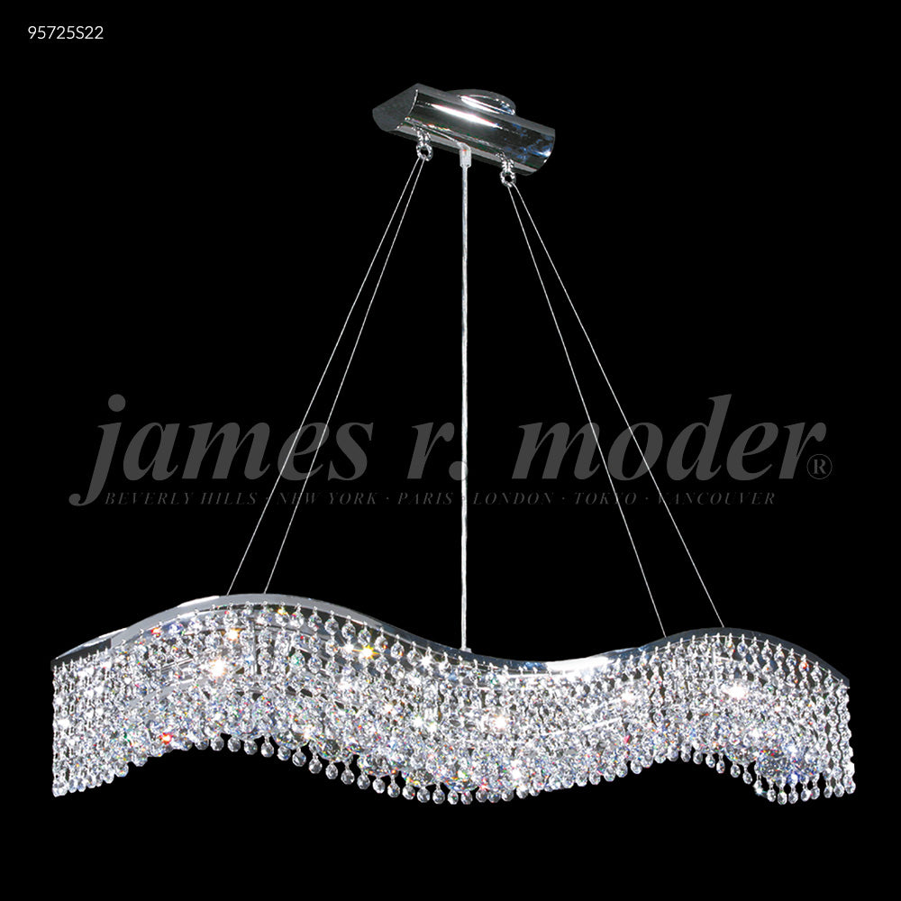 Fashionable Broadway Wave Chandelier, 95725S00 - Bright Light Chandeliers