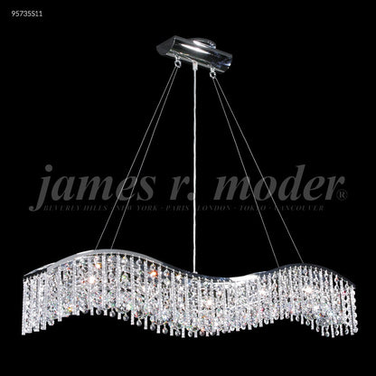 Fashionable Broadway Wave Chandelier, 95735S00 - Bright Light Chandeliers