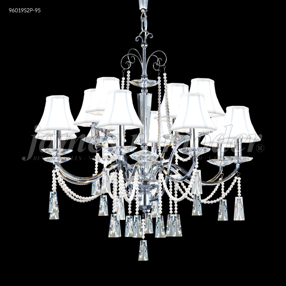 Pearl Collection 12 Arm Chandelier, 96019S0P-95 - Bright Light Chandeliers