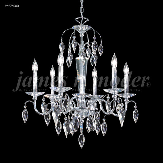 Sculptured Leaf 6 Arm Chandelier, 96276S00 - Bright Light Chandeliers